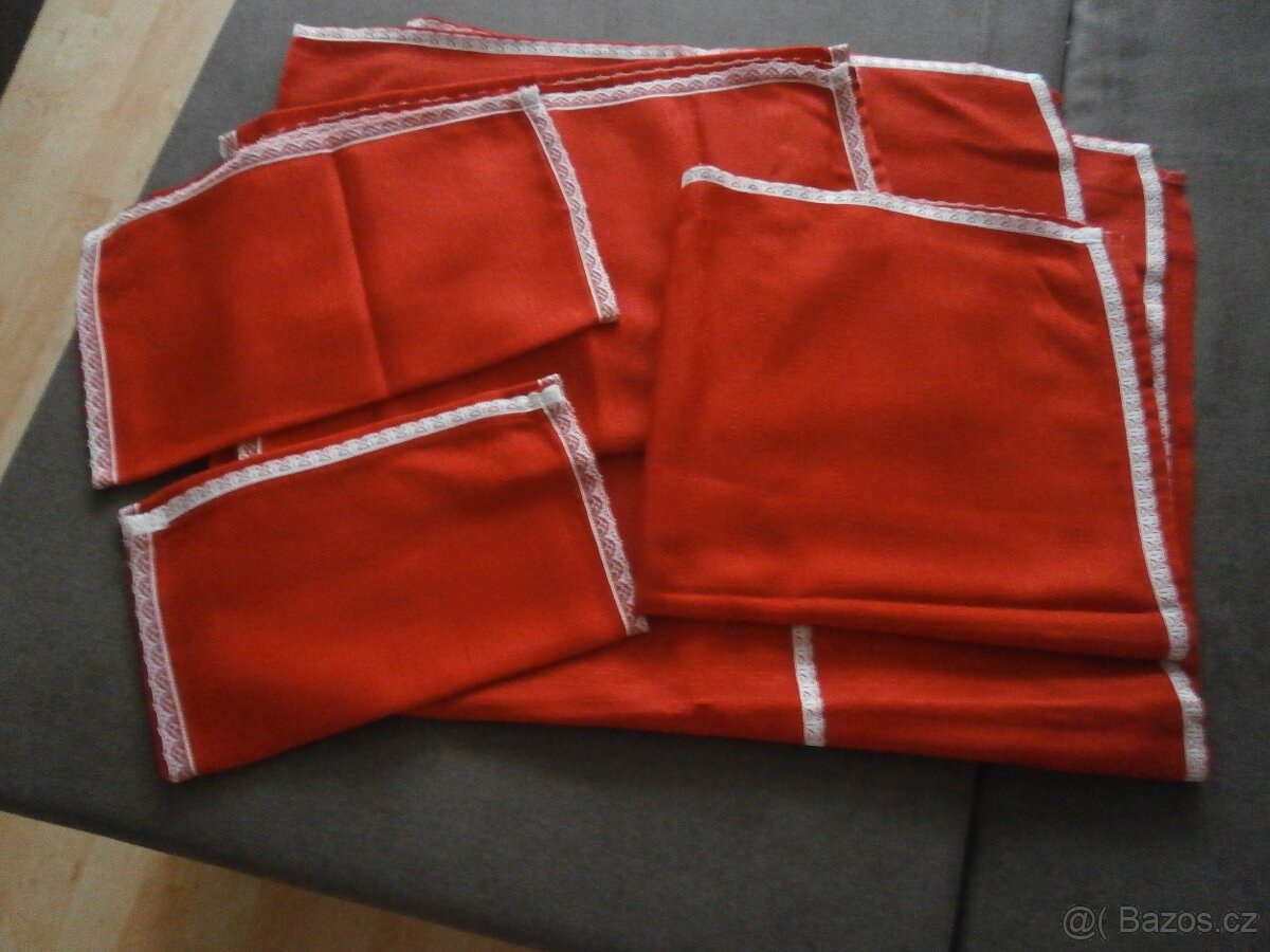 NA CHALUPU SOUPRAVA ROZMĚRY RŮZNÉ 6 ks, NOVÉ.