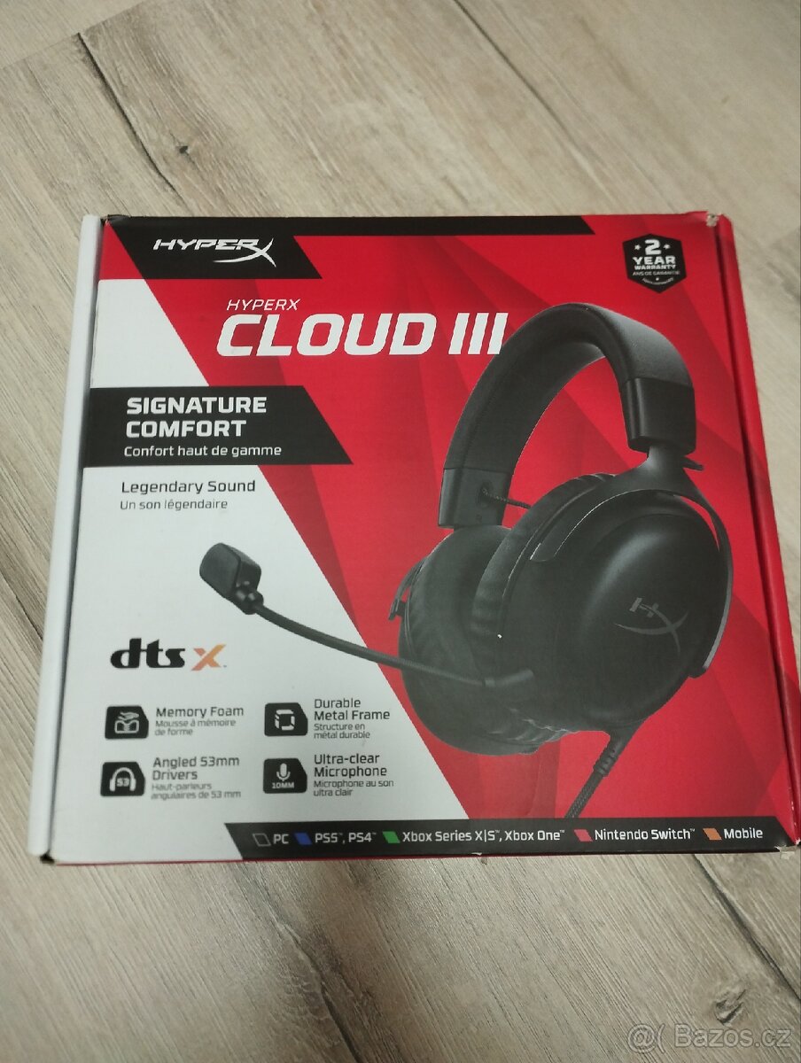 HyperX Cloud III – sluchátka na prodej