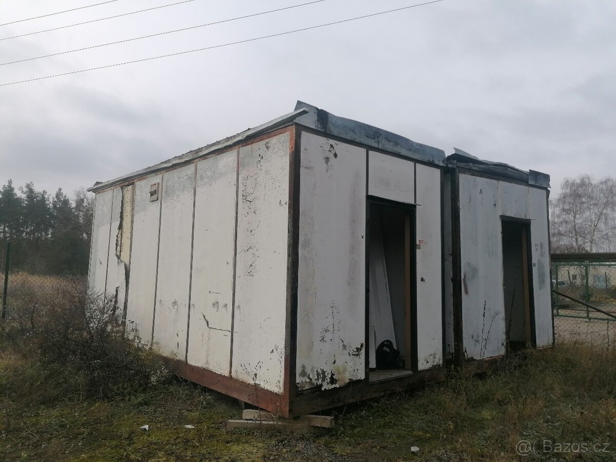 Dvě stavební buňky za odvoz – zdarma