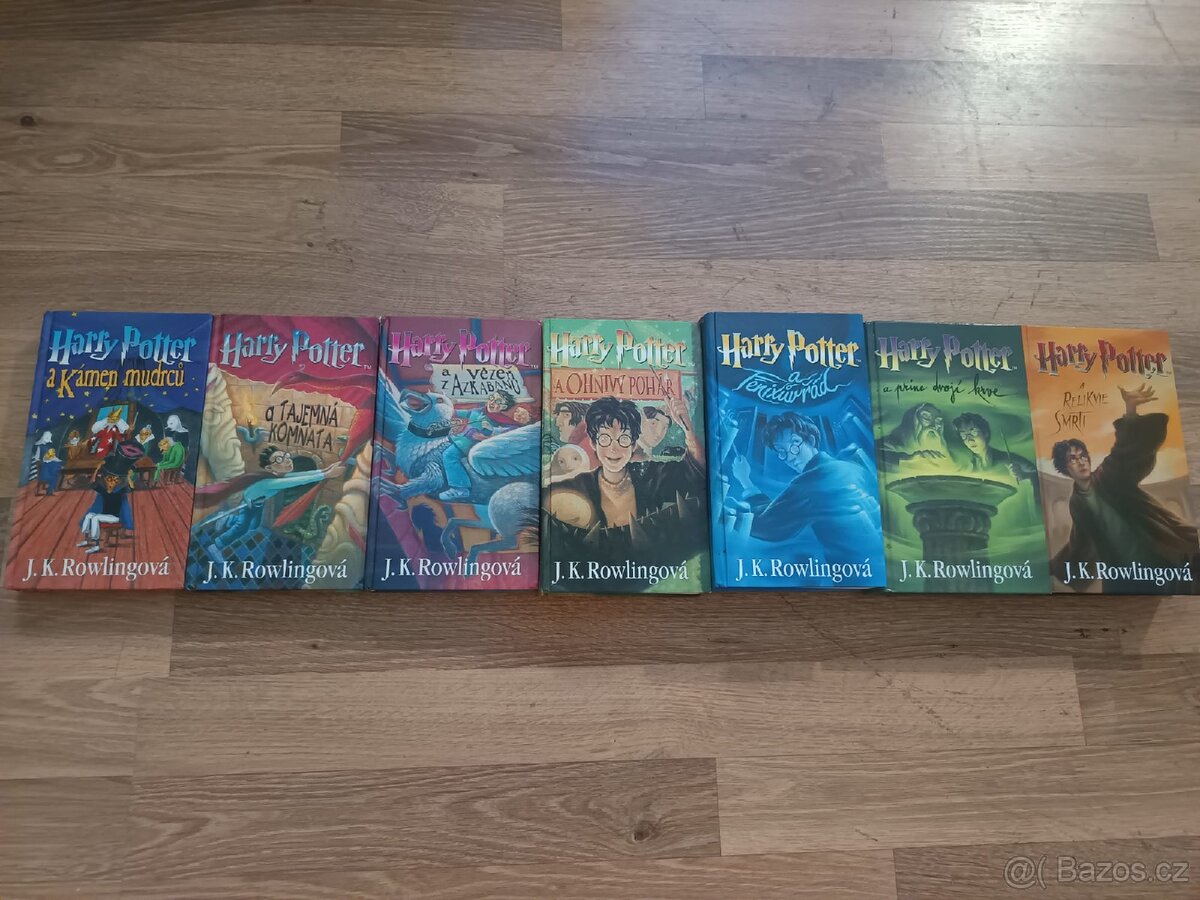 Harry Potter - komplet 7 dílů 1.vydani VZÁCNOST