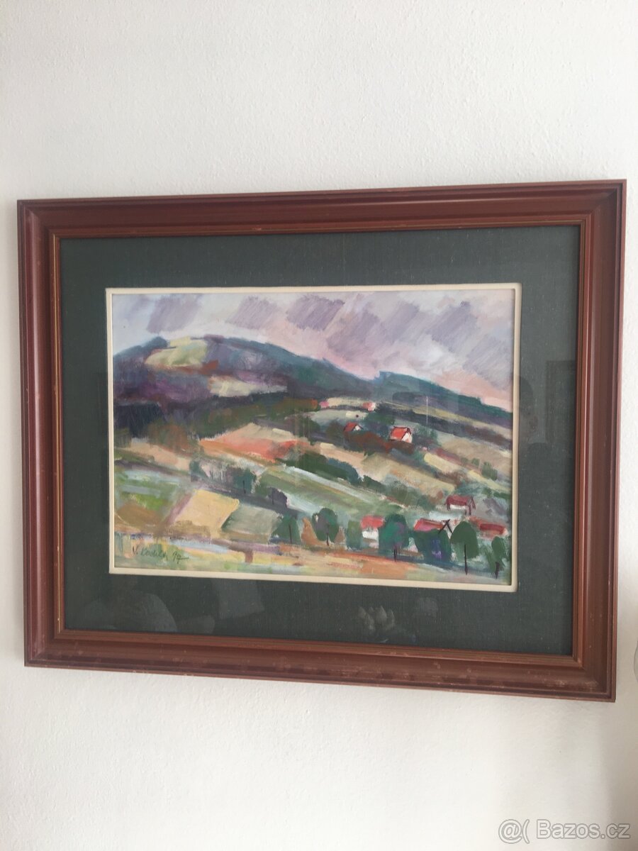 Obraz olej Vladimír Kodrla