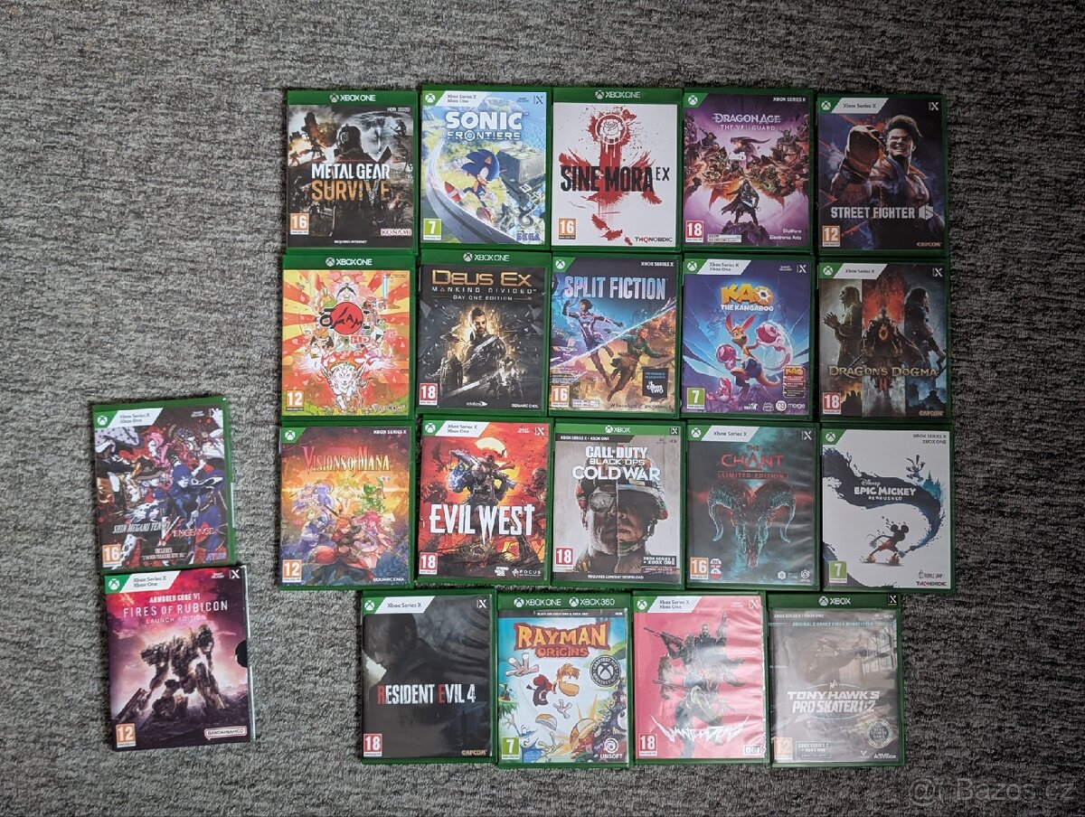 Xbox Series X a Xbox One hry