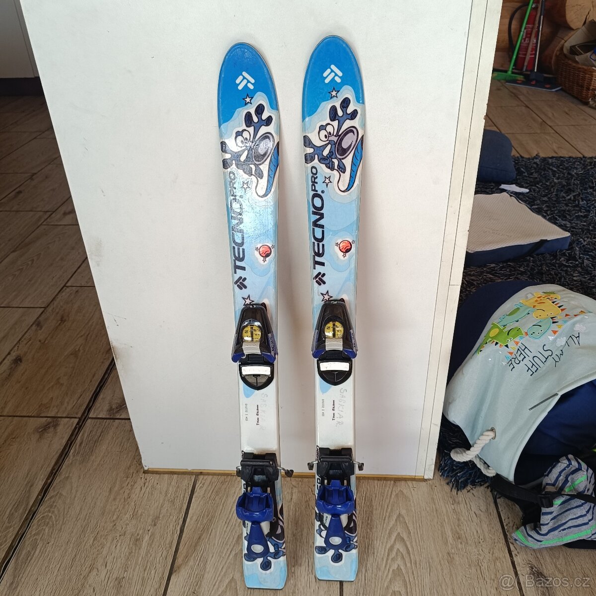 Lyže dětské dvoje TECNO/ ALPINE 90cm