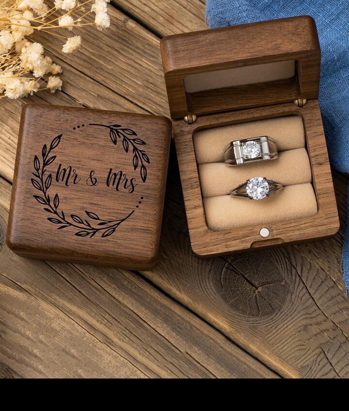 Svatební Krabička na snubní prsteny