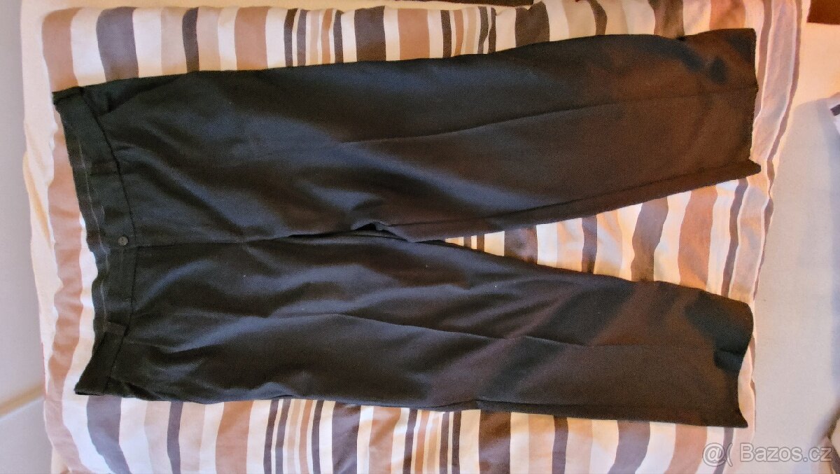 Pánské černé kalhoty