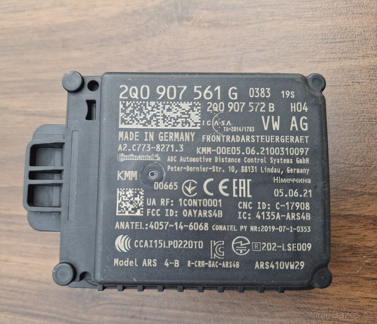 Čidlo radaru ACC 2Q0.907.561.G