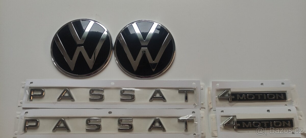 znaky a nápisy orig. VW