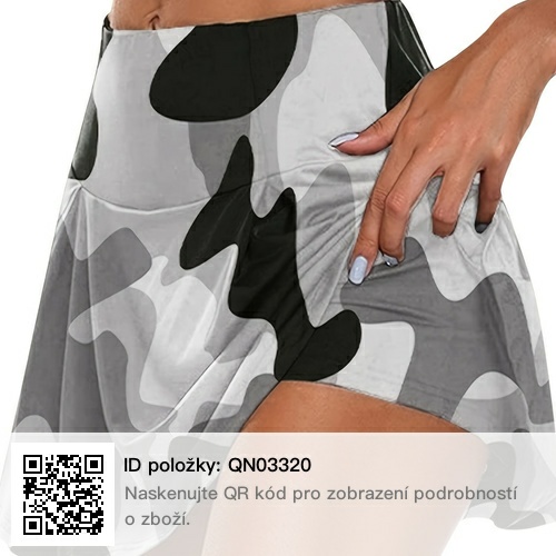 Maskáčové kratasy se sukní Nové