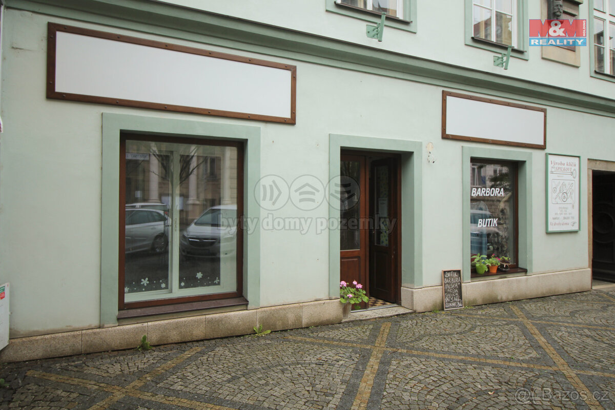 Pronájem obchod a služby, 103 m², J. Hradec, ul. Klášterská
