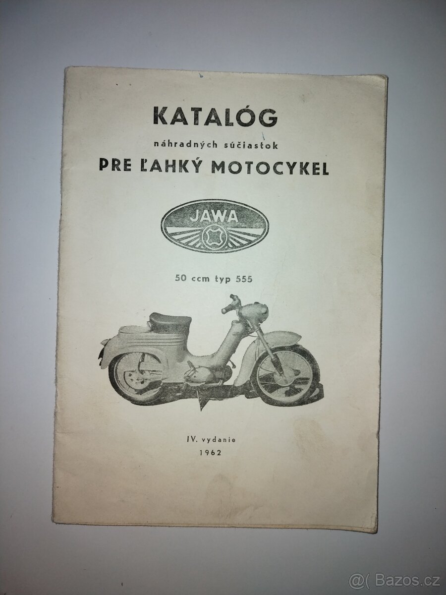 Jawa Pionyr 50, typ 555 seznam