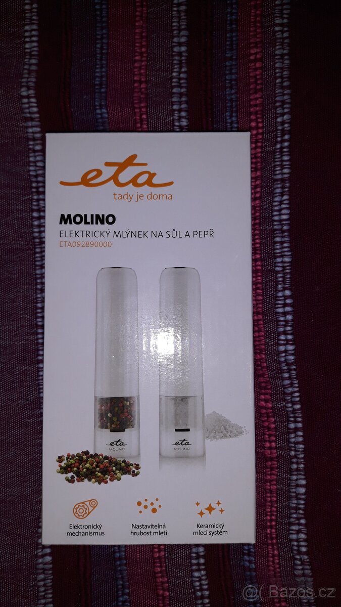 elektrický mlýnek Eta Molino (2ks)