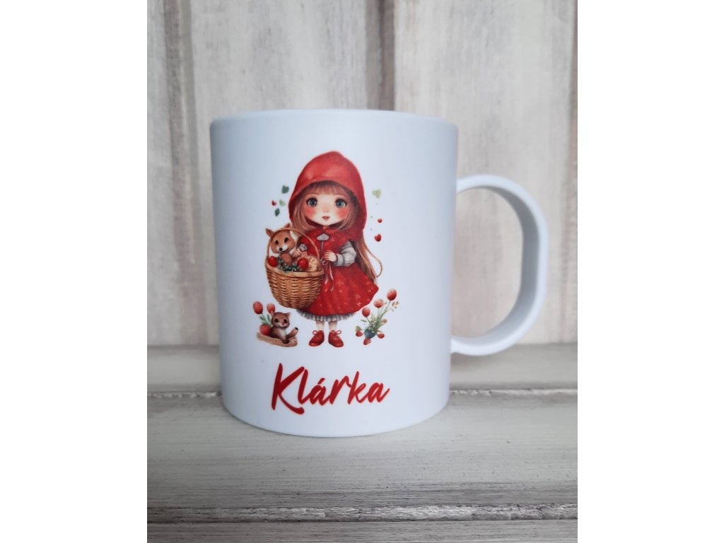 Plastový hrnek se jménem na přání - Karkulka