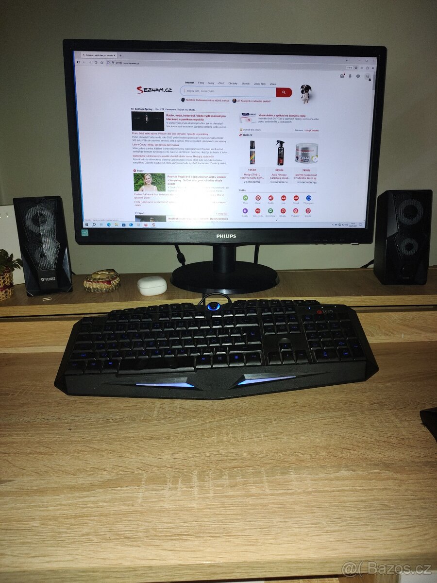 PC klávesnice bedničky+ kopírka