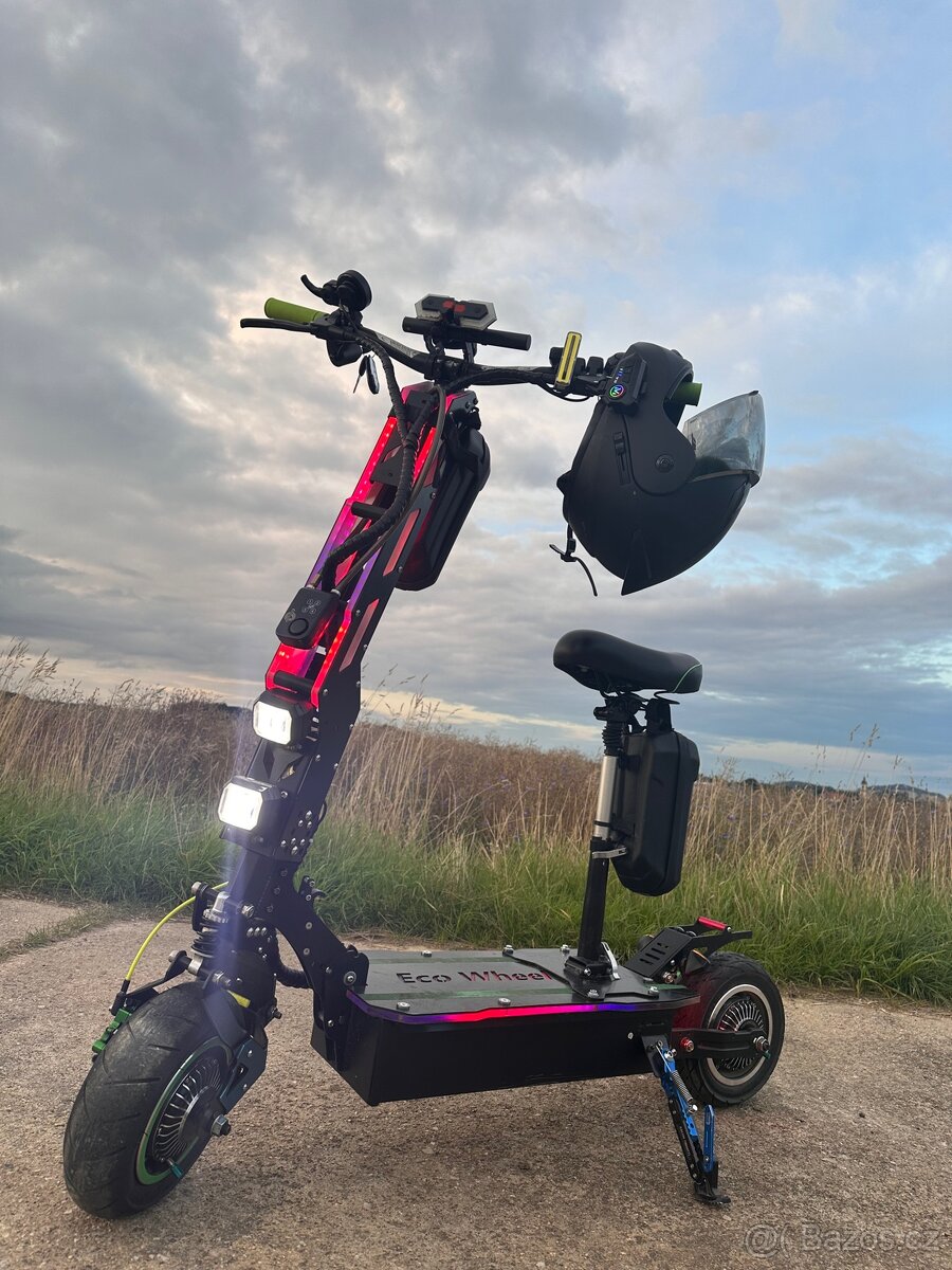 Elektrická koloběžka EcoWheel Predátor 200 – 8 000 W,