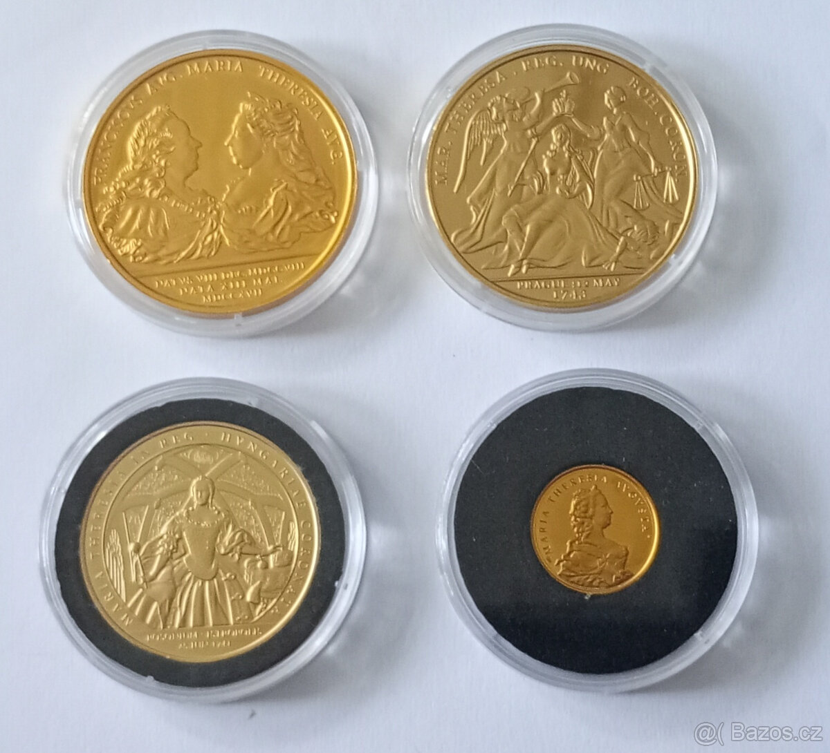 Exkluzivní sběratelská sada – Medaile Marie Terezie + zlatá