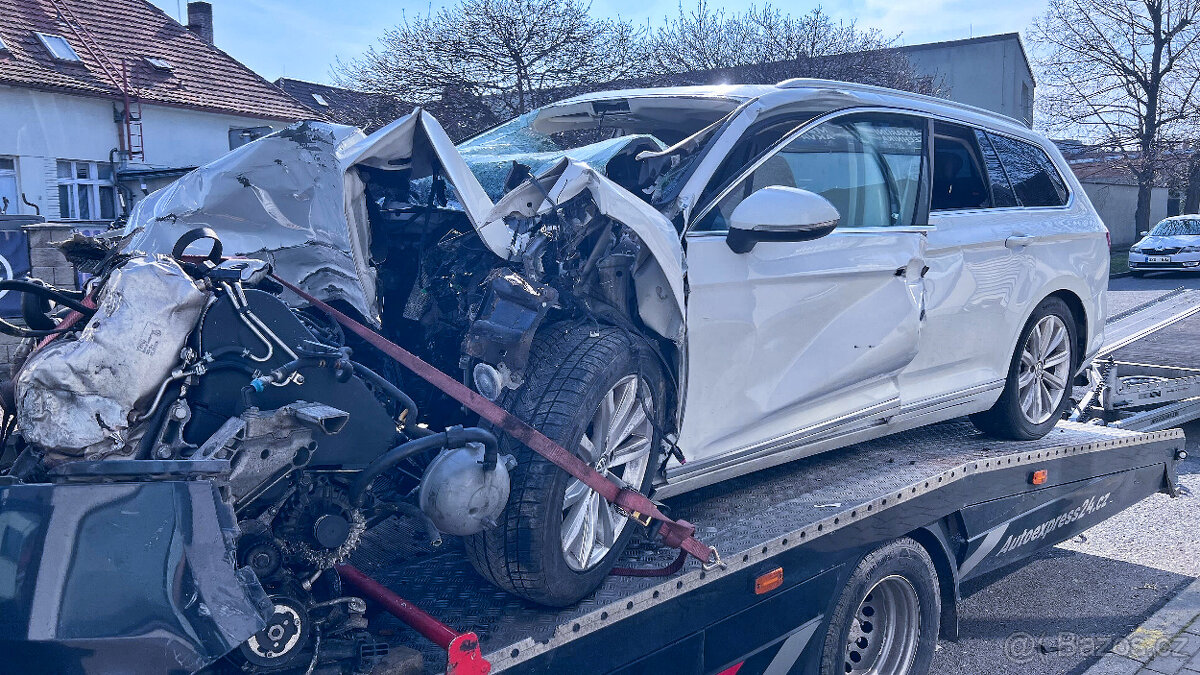 Vůz na náhradní díly VW Passat B8 kombi 2016 CRLB QFZ LC9A