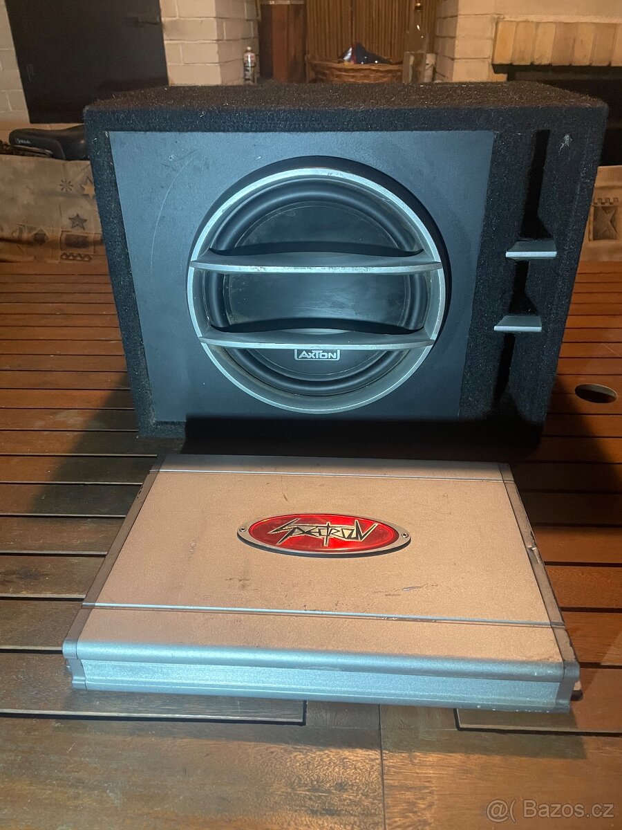 subwoofer a zesilovač