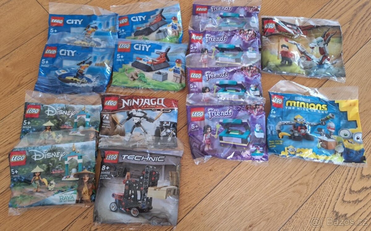 Lego - Mrvel,Ninjago,Technic,City,Mimoň,Disney,Friends
