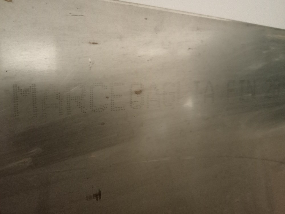 Nerezový plech 3 mm. Antikor velikosti S: 2500 x 1250