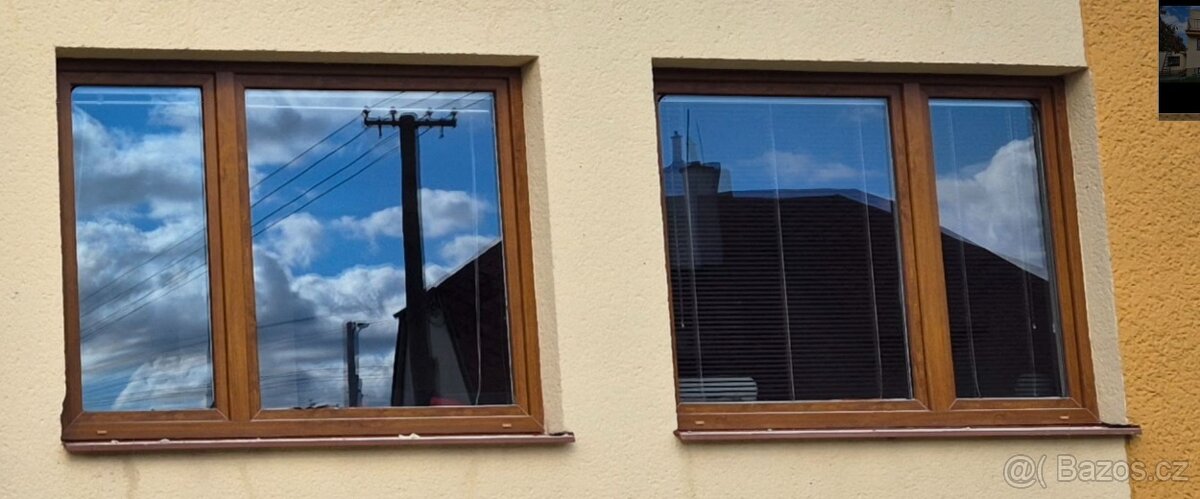 Použitá plast.okna dvousklo 2060x1540