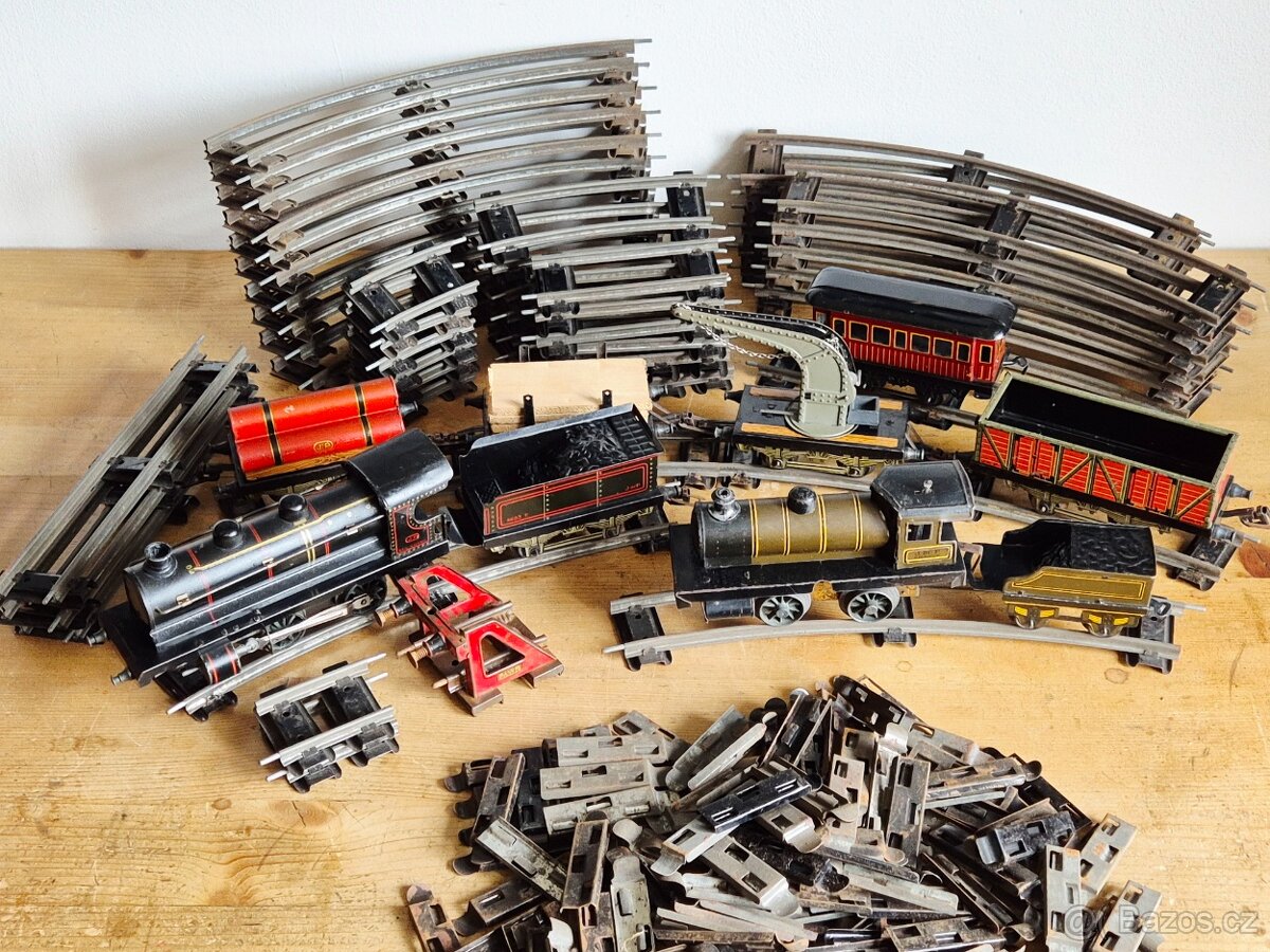 Vláčky J.De.P.,, koleje, rok 1930, rozchod 0, CENA ZA VŠE
