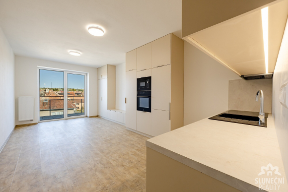 Pronájem bytu 1+kk v novostavbě, 30 m², Uherské Hradiště - S