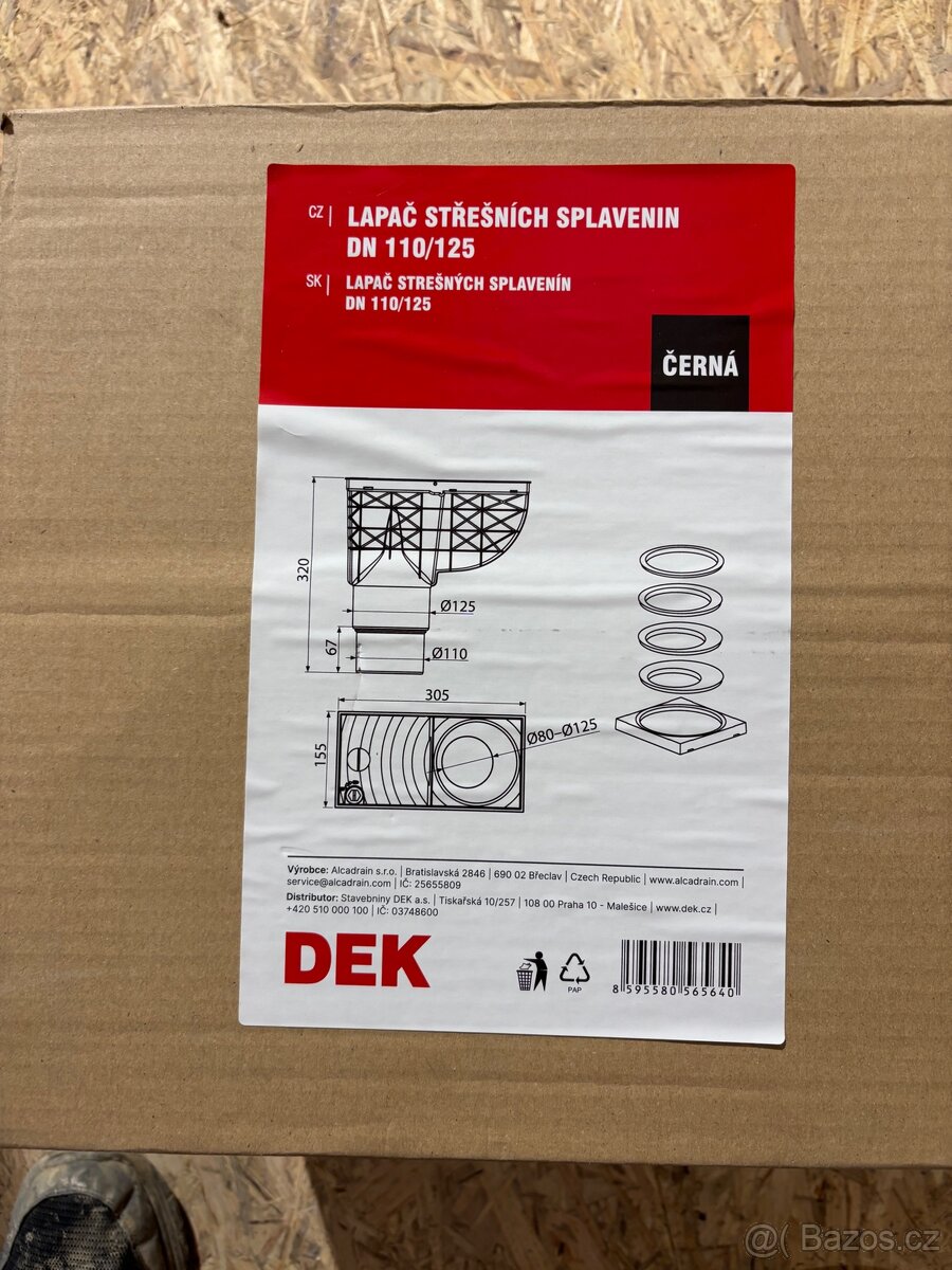 Lapač střešních splavenin (gaiger)