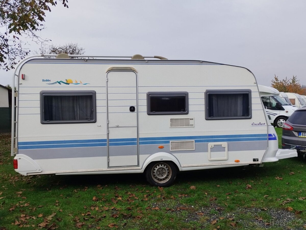 HOBBY 450 č.238. Bojler. Nový stan. 1250 kg. 100km/h