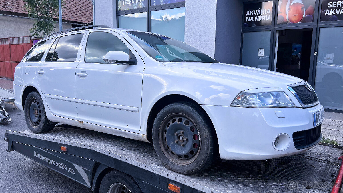 Vůz na náhradní díly Škoda Octavia 2 RS kombi 2008 BMN KDS L