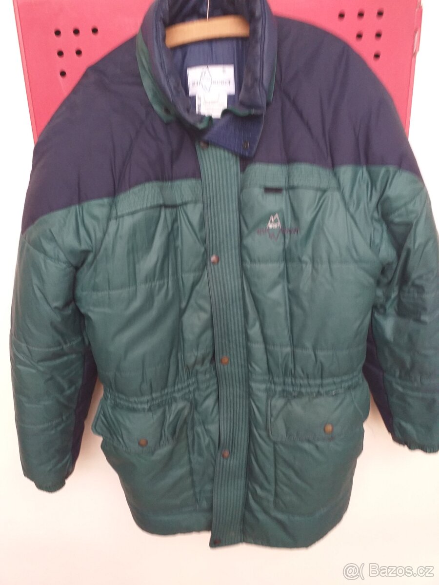 Zimní bunda zelená barva