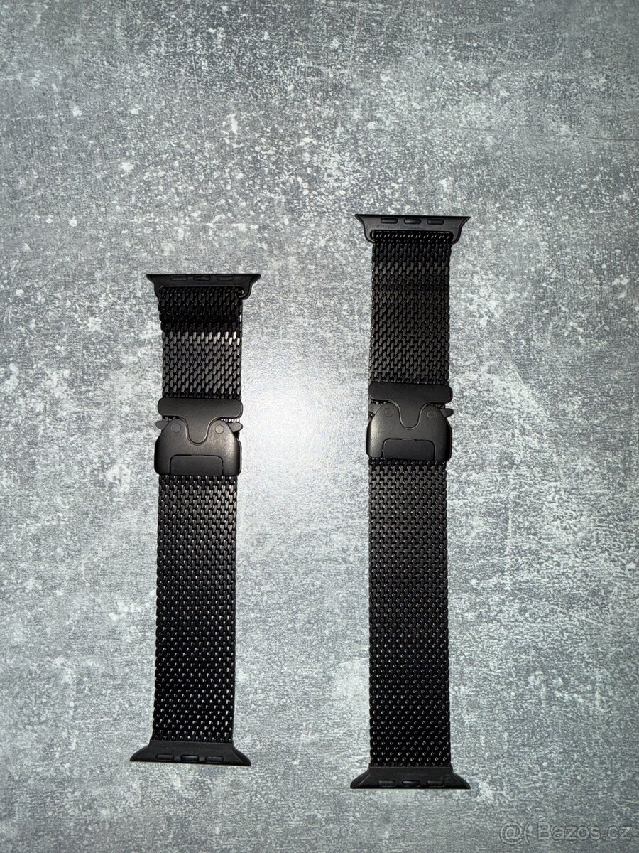 Apple Watch milánský tah z černého titanu – originál