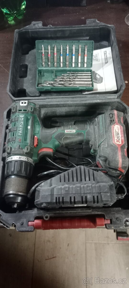 Aku vrtačka parkside