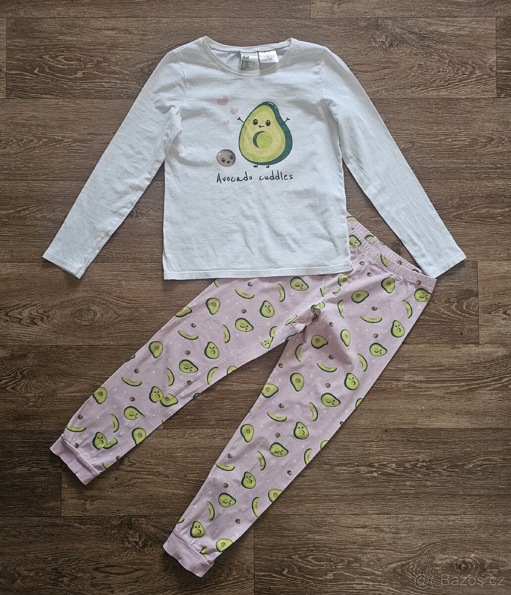 Dívčí pyžano H&M vel. 134/140