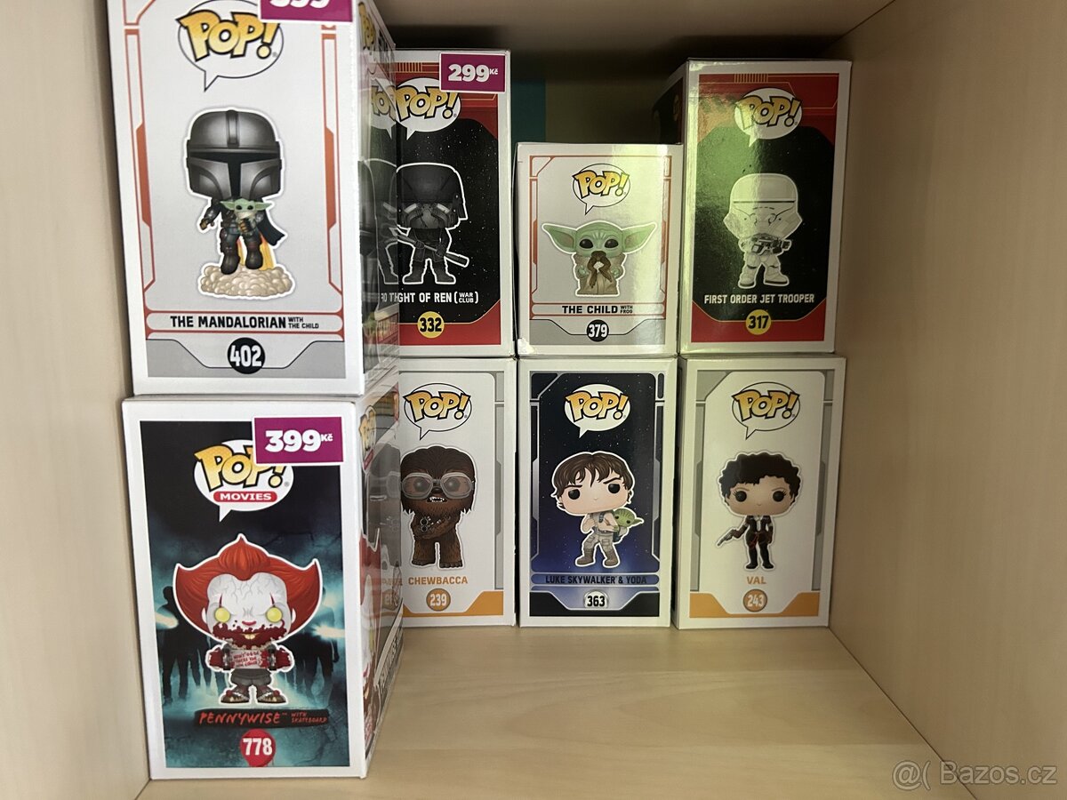 Funko POP (star wars + pennywise)