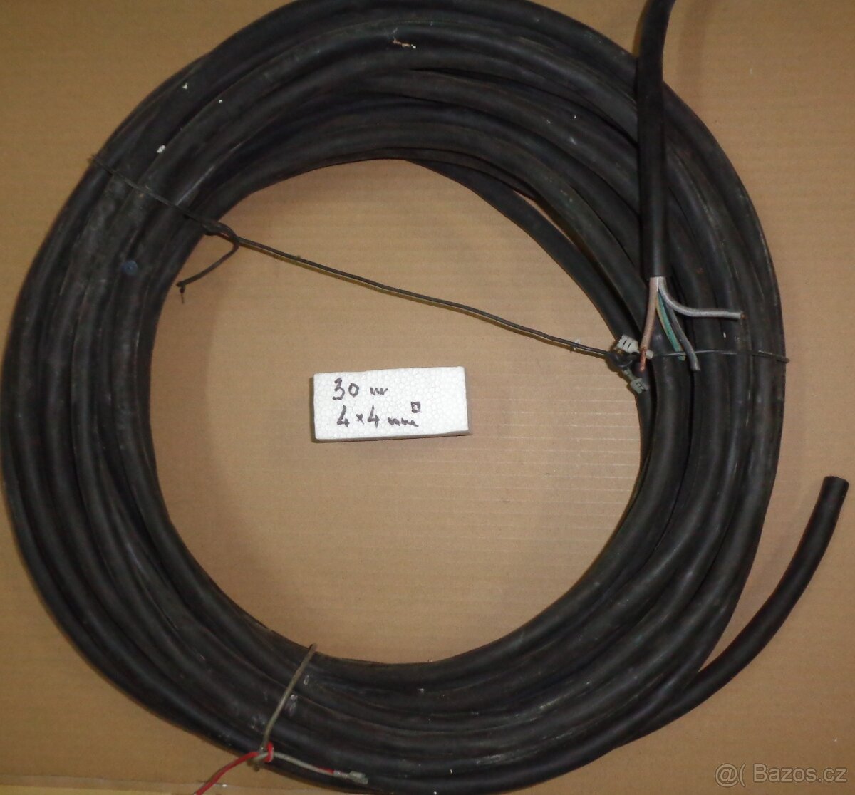 Venkovní gumový kabel 4 x 4 mm/ 30m