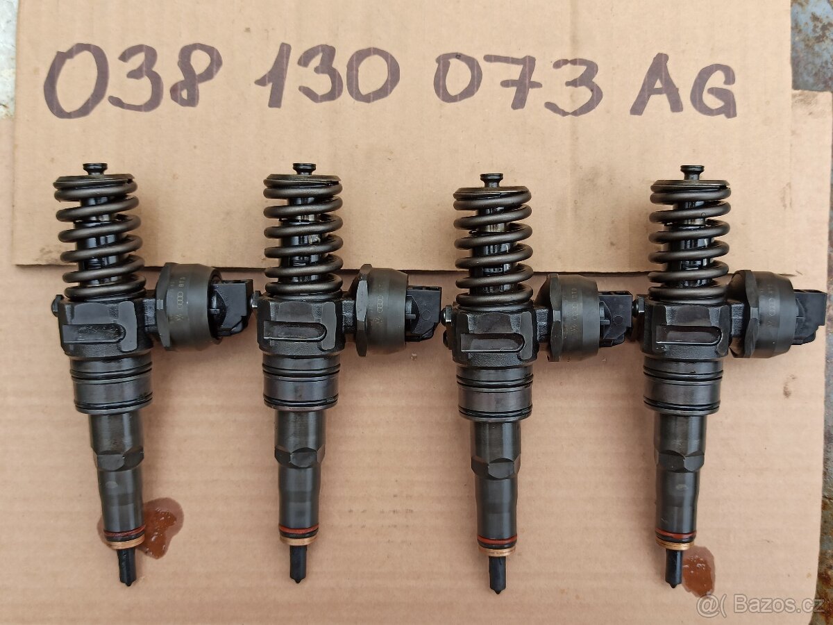 3x VSTŘIK 038130073AG - VW/ŠKODA 1.9TDi 77KW BKC, BXE, BJB