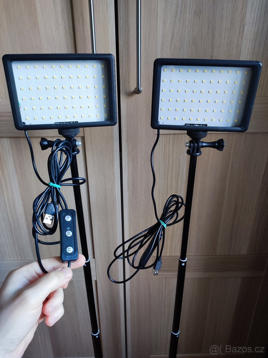 Neewer sada fotosvětel, 66/66 LED, 2x 10W