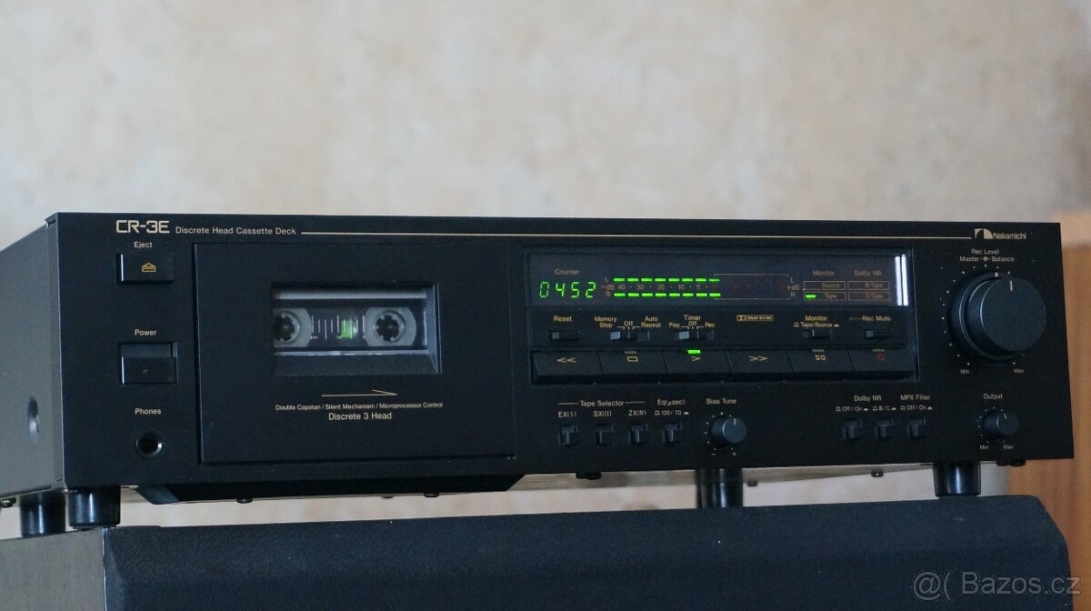 NAKAMICHI CR-3E / 3head / kazetový magnetofon