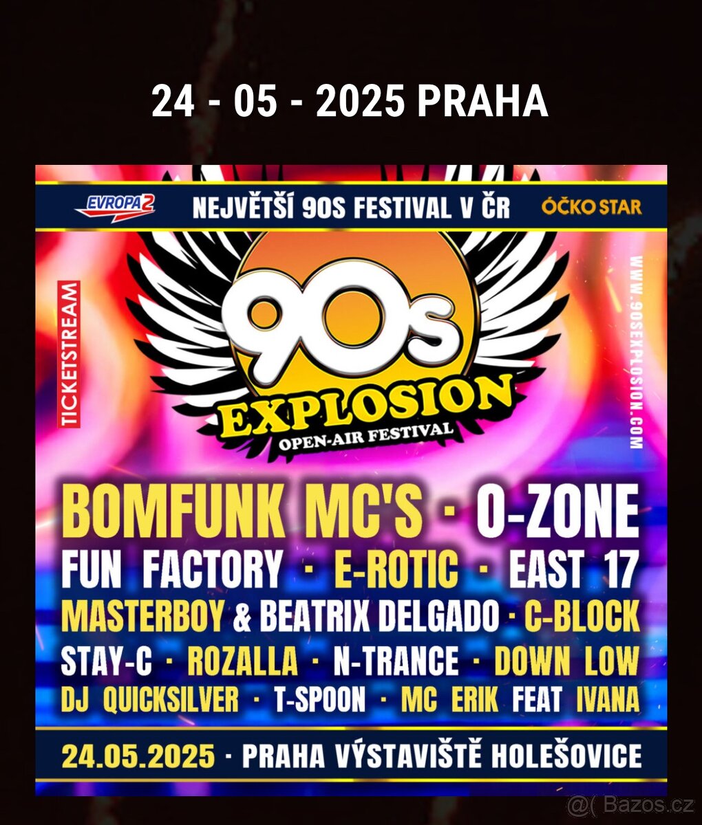 90s Explosion Praha 24.5.2025