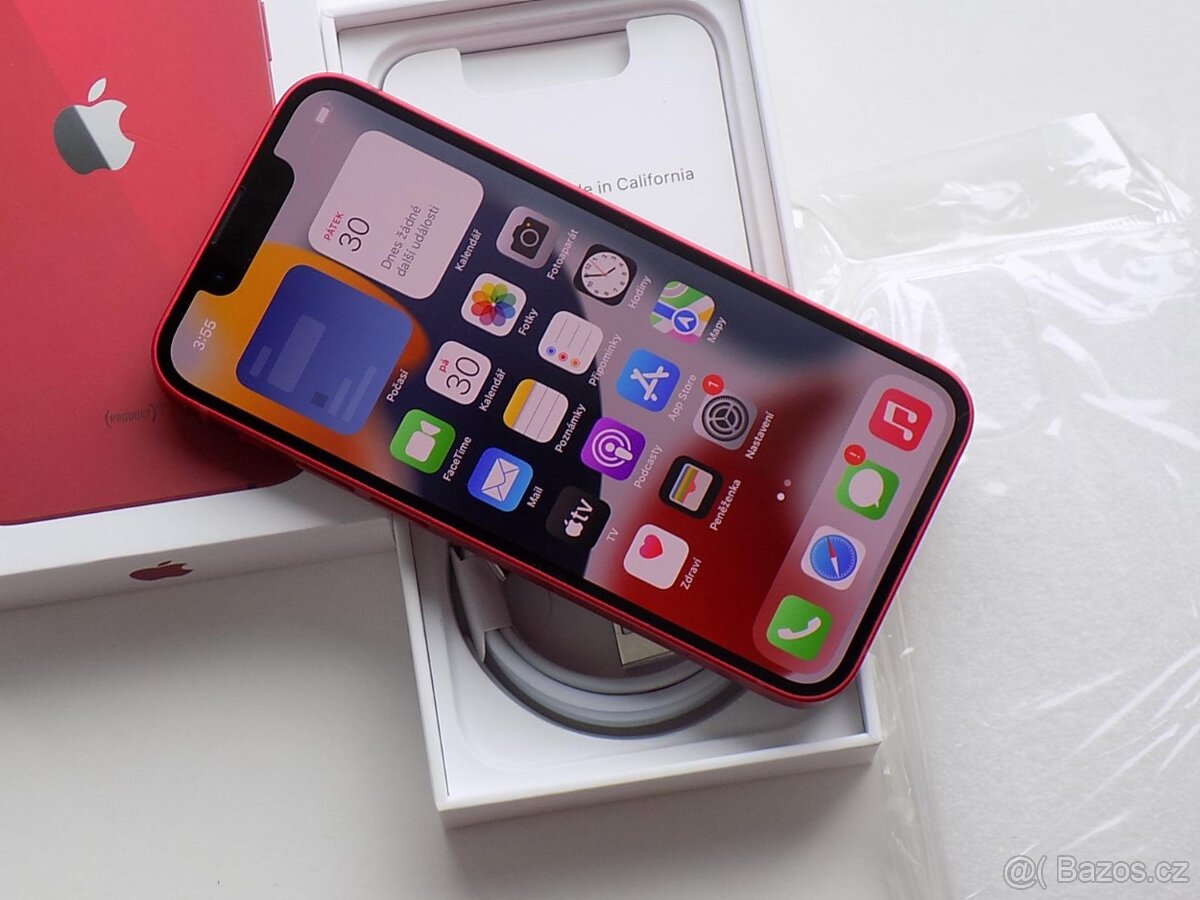 iPhone 13 mini 512 GB RED jako nový A++