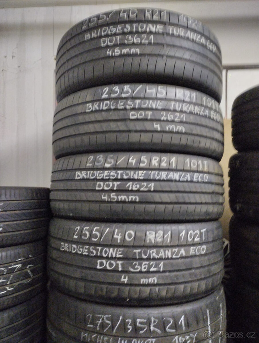 sada GUM R21 Brigestone 235/45R21 + 255/40R21