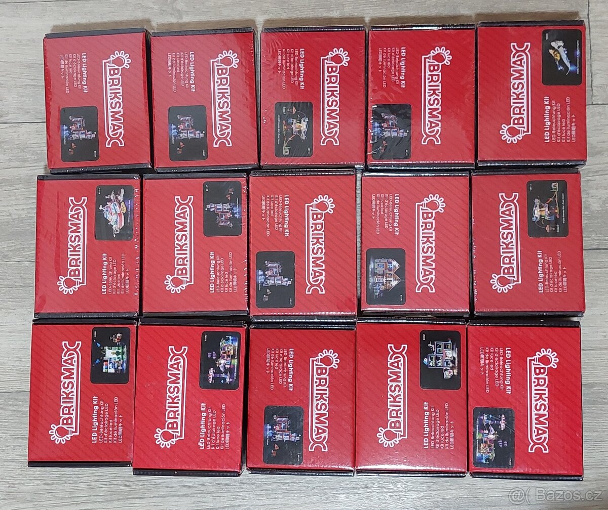 LED osvětlení BRIKSMAX – 31 ks pro LEGO modely