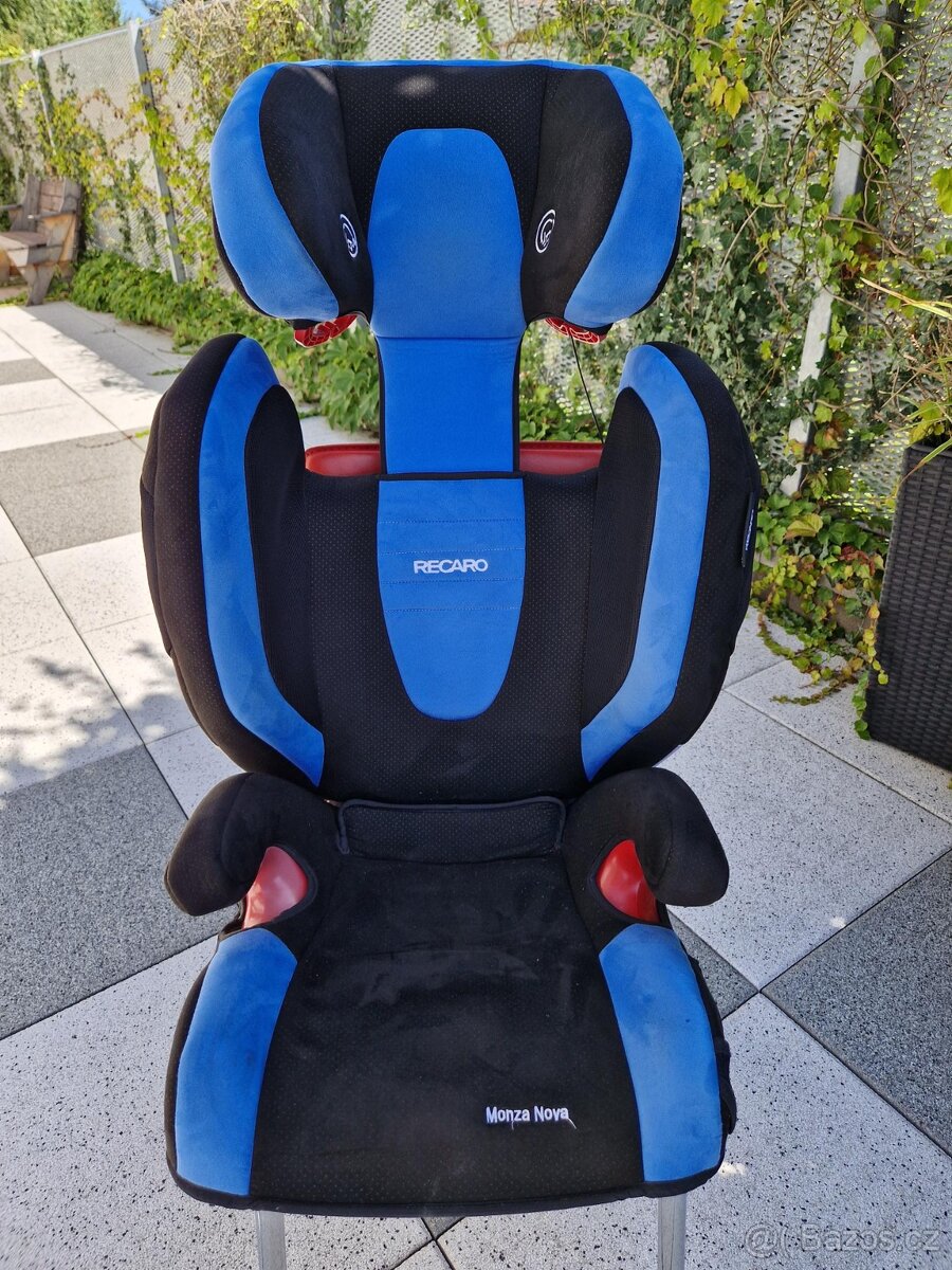 Autosedačka 3-12 let,15-36 kg Recaro Monza Nova ISOFIX,modra