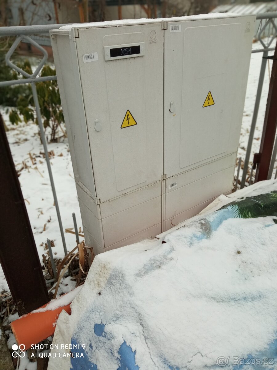 Elektroměrova skříń pro čez,připojka elektro,zásuvkova skříń