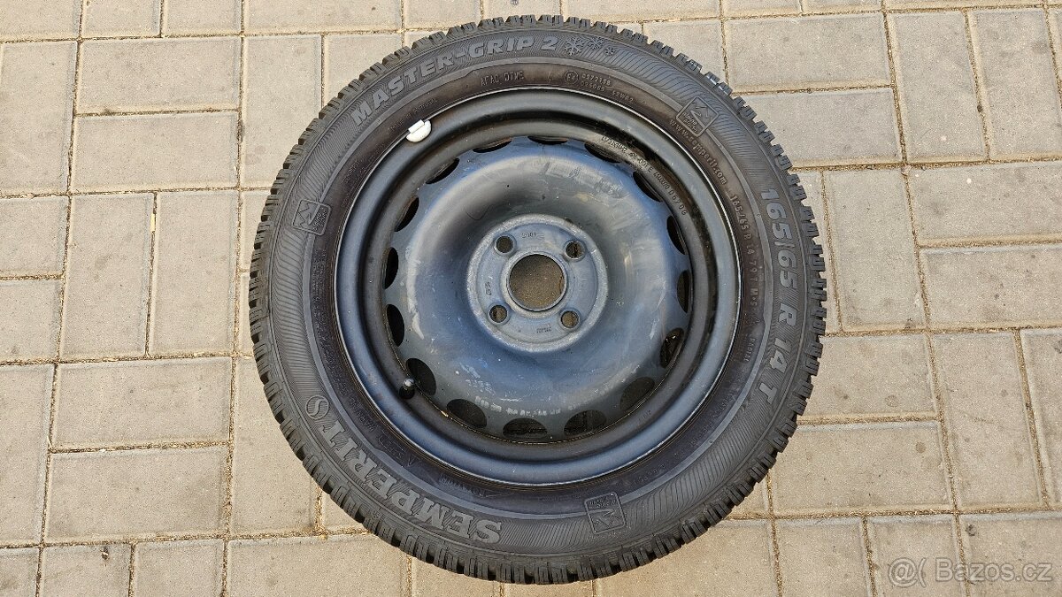 Zánovní Zimní Sada Disků 4x100 165/65 R14 Aygo C1 107
