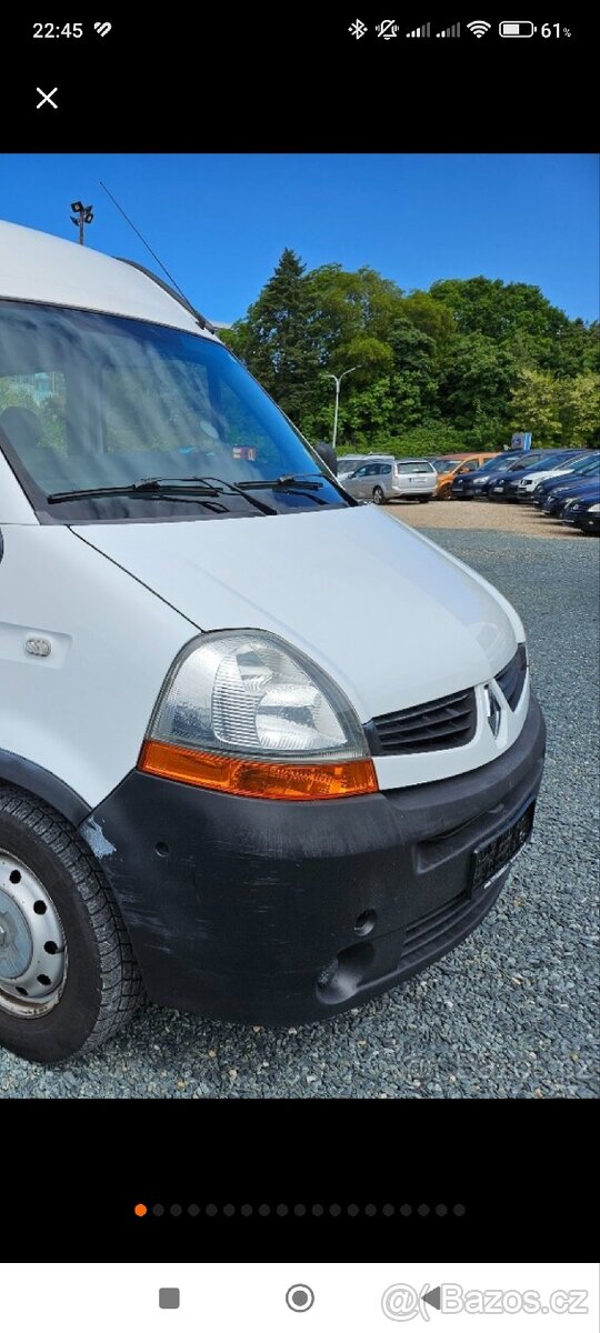 Renault Master 2.5 DCi. 88kW, rok 2009, na díly