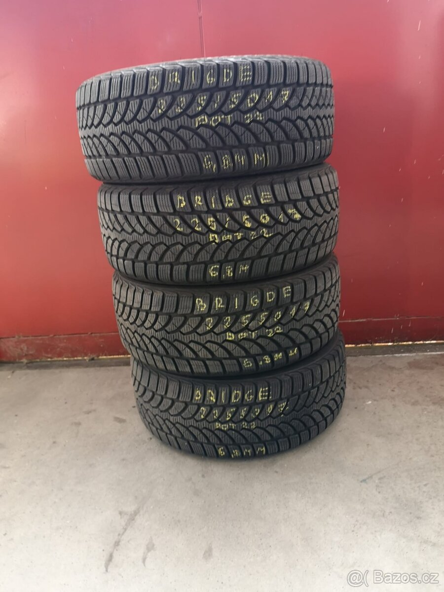 Zimní pneu Bridgestone 225/50/17 94H 6,8mm - 2022