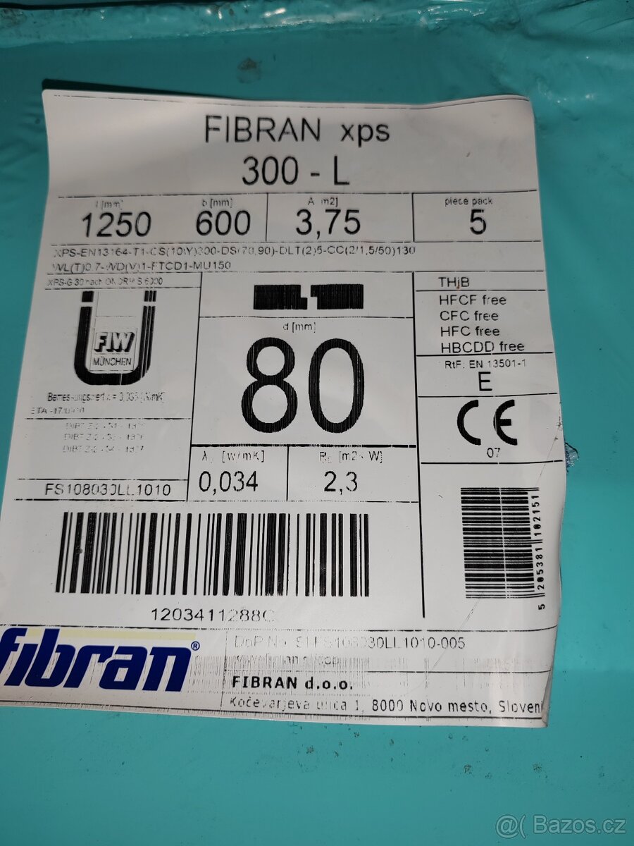 Extrudovaný polystyren FIBRAN