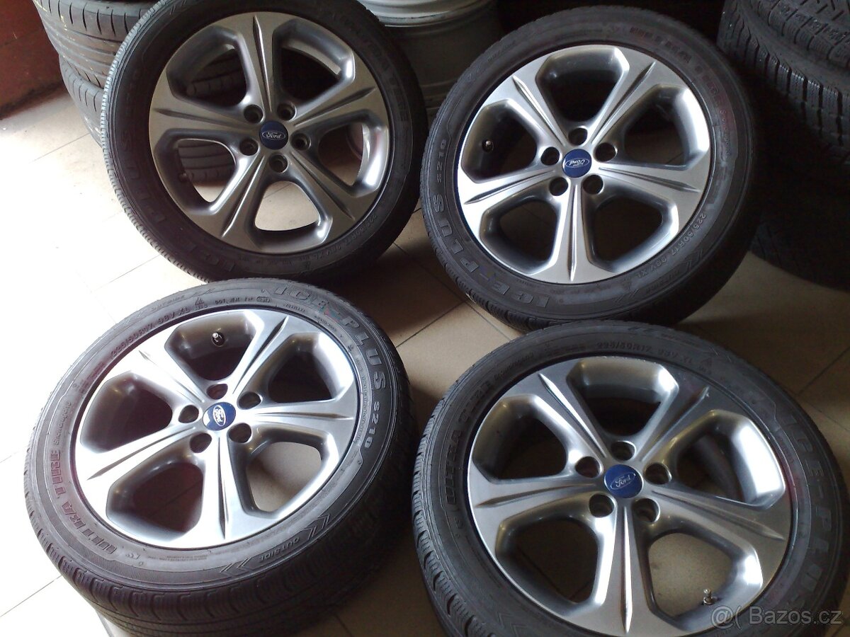 alu kola 5x108 r17 original ford 225/50/17 čidla tpms