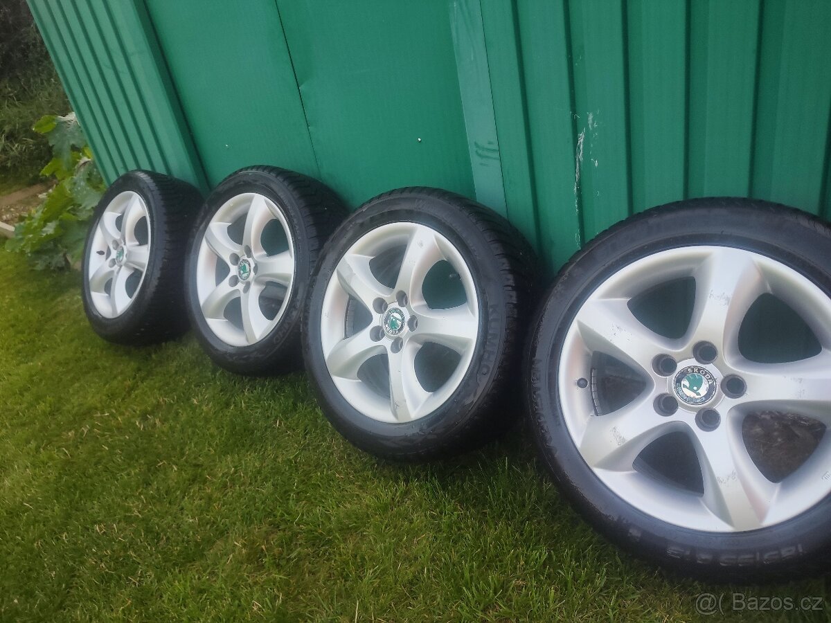 5x100 R15, zimní pneu 6-8mm